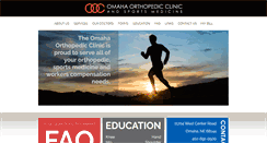 Desktop Screenshot of omahaorthopedic.com